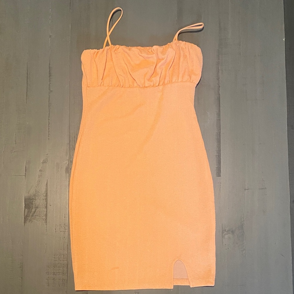Elegant Peach Dress